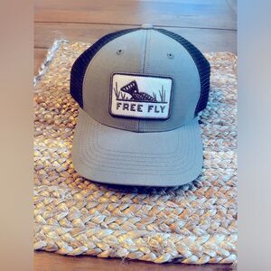Free Fly Tan and Brown Trucker Hat; Brand new! Never been worn!